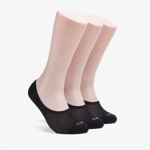 Black Clarks 3 Pack Liners Men Socks | 9758NKQUA