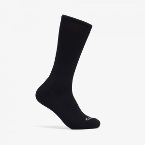 Black Clarks Solid Crew Men Socks | 6519JIGQN