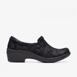 Black Interest Clarks Talene Pace Women Mules | 9743MLPYZ