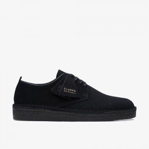 Black Suede Clarks Coal London Men Boots | 8246KQAGN