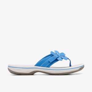 Blue Clarks Brinkley Flora Women Sandals | 7930FBVZO