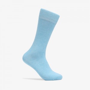 Blue Clarks Marled Crew Men Socks | 8694GTDRU