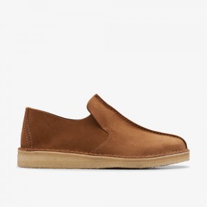 Brown Clarks Desert Mosier Men Loafers | 3768NALWX