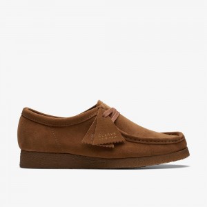 Brown Clarks Wallabee Men Loafers | 1674SZNLO