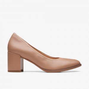 Green Clarks Freva 55 Court Women Pumps | 5107QEZVX