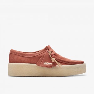 Green Clarks Wallabee Cup Women Loafers | 6453DBANV