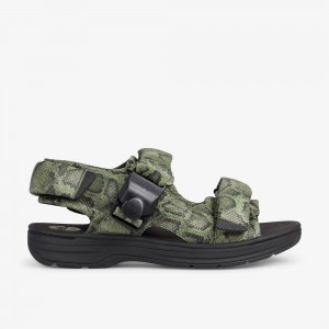 Green Snake Clarks Martine Rose Mens Men Sandals | 8059CWOYU