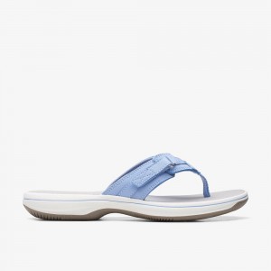 Lavender Clarks BREEZE SEA Women Sandals | 9076GPKIB