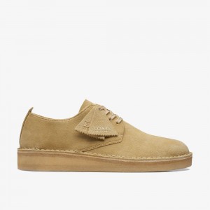 Light Brown Clarks Coal London Men Moccasins | 1806ANEBH