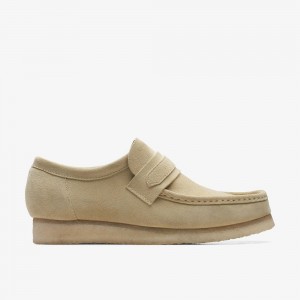 Light Brown Clarks Wallabee Loafer Men Loafers | 4538LOZQP