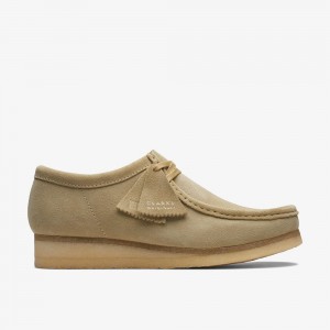 Light Brown Clarks Wallabee Men Loafers | 2956HRSWC