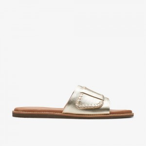 Metallic Clarks Maritime Women Sandals | 7814UIGJX