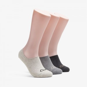 Multicolor Clarks 3 Pack Liners Men Socks | 3682ZWIAV