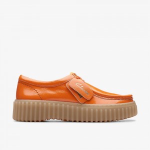 Orange Patent Clarks Torhill Bee Women Loafers | 2314ZVBTL