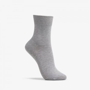 Pink Clarks Solid Dress Crew Women Socks | 9461LMTZV