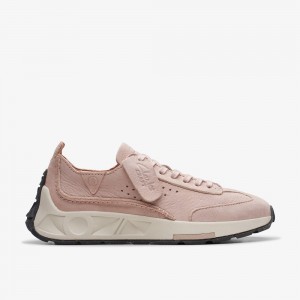 Rose Nubuck Clarks Craft Speed Women Sneakers | 7352PHYVC