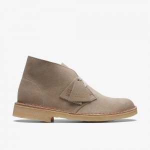 Sand Suede Clarks Desert Women Boots | 6957PDQJK