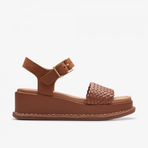 Tan Clarks Kimmei Bay Women Sandals | 1870UHMJA