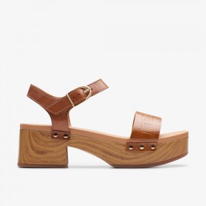 Tan Interest Clarks Sivanne Bay Women Sandals | 5134XFGED