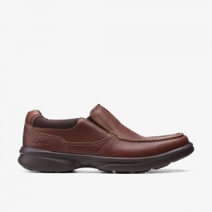 Tan Tumbled Clarks Bradley Free Men Loafers | 5728VBKOX