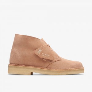 Warm Beige Clarks Desert Women Boots | 2491PSVFW