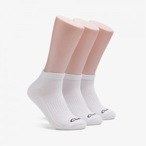 White Clarks 3 Pack Athletic Men Socks | 4519XBYCT