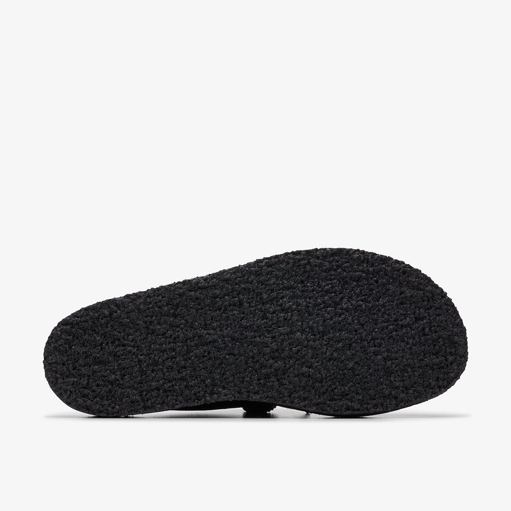 Black/Black Clarks Desert Nomad x Jorja Smith Women Mules | 7183HKETS