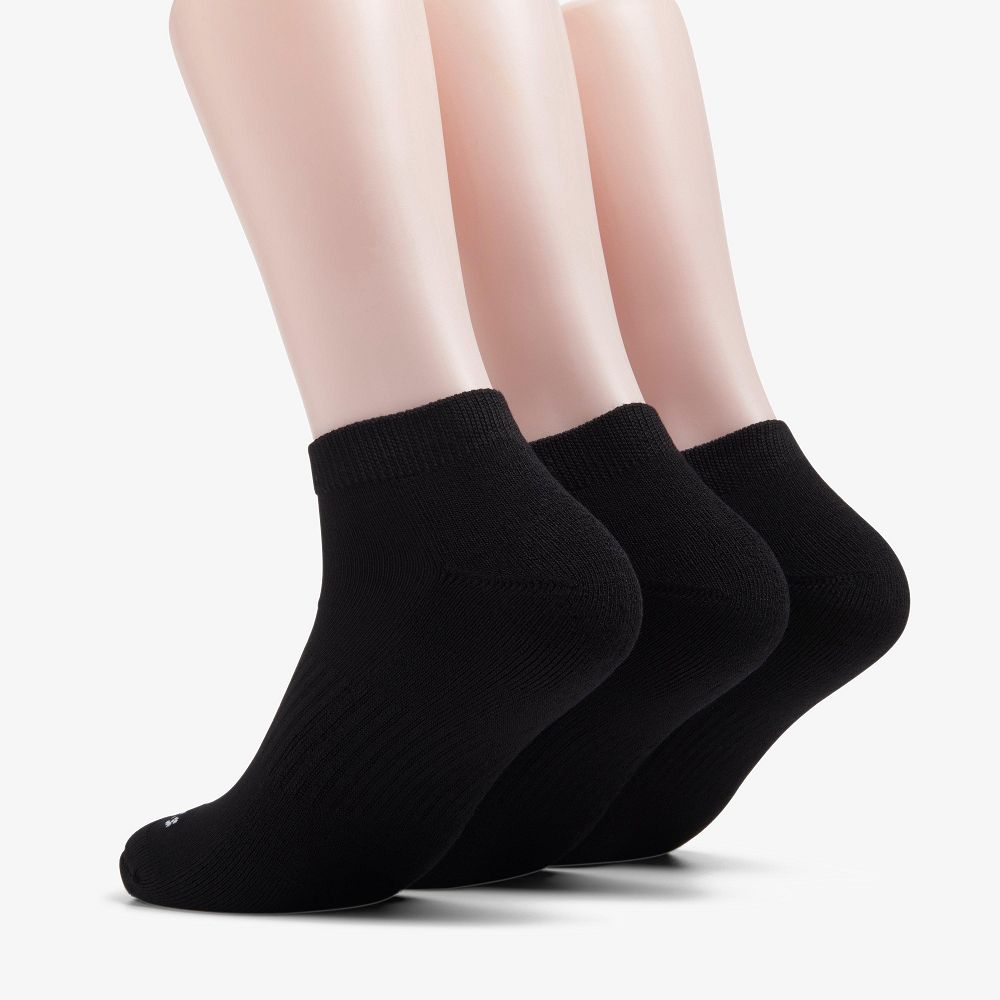 Black Clarks 3 Pack Athletic Men Socks | 8659MUCEG