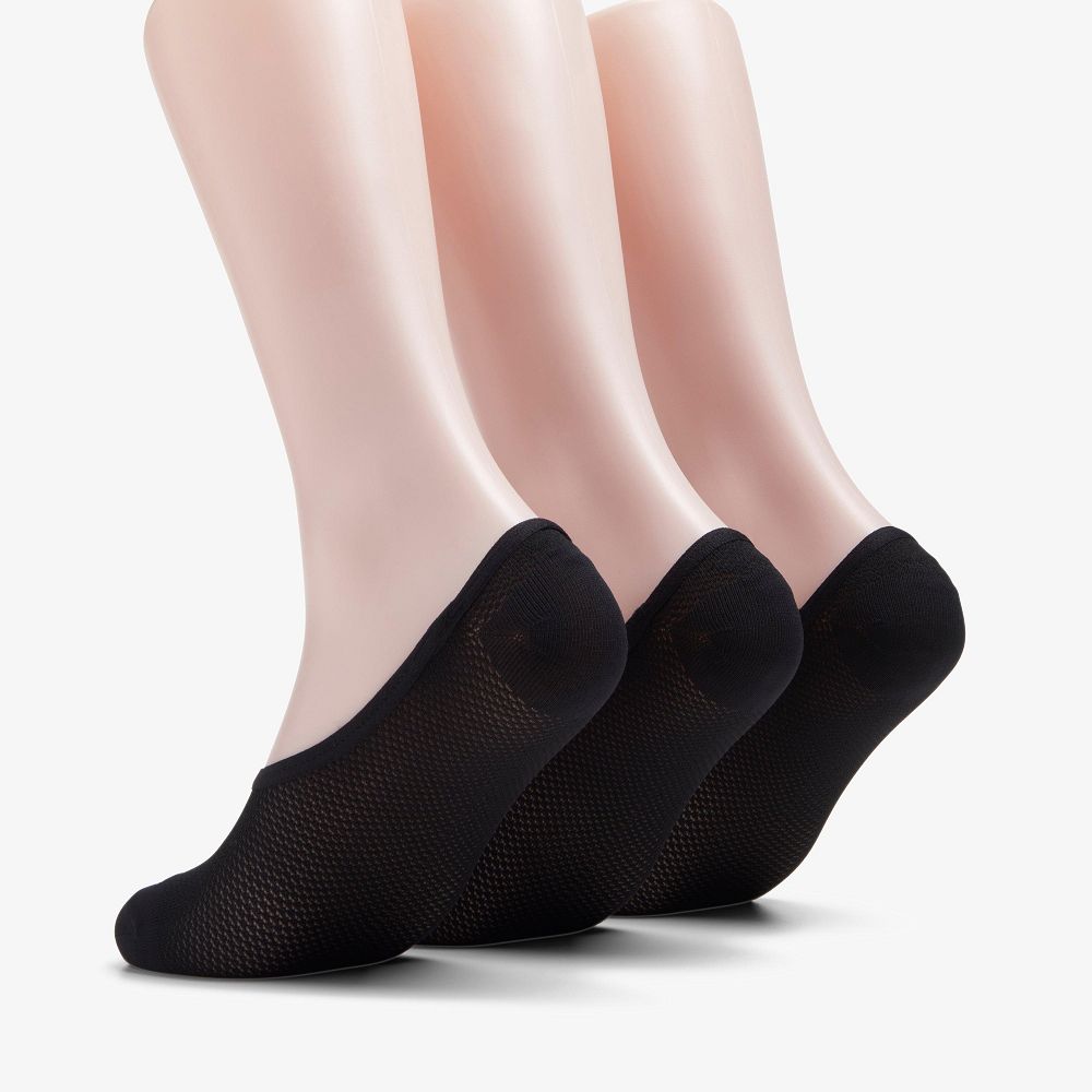 Black Clarks 3 Pack Liners Men Socks | 9410PNRMV