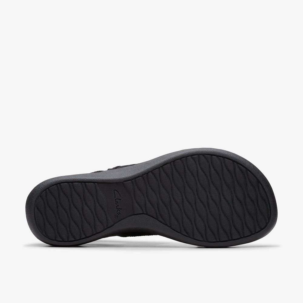 Black Clarks Arla Stroll Women Sandals | 3065RJEZM