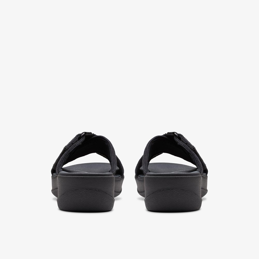 Black Clarks Arla Wave Women Sandals | 3298ORPLC