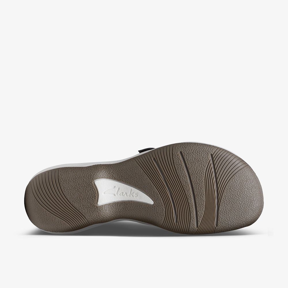 Black Clarks Breeze Piper Women Sandals | 4578AYOLP