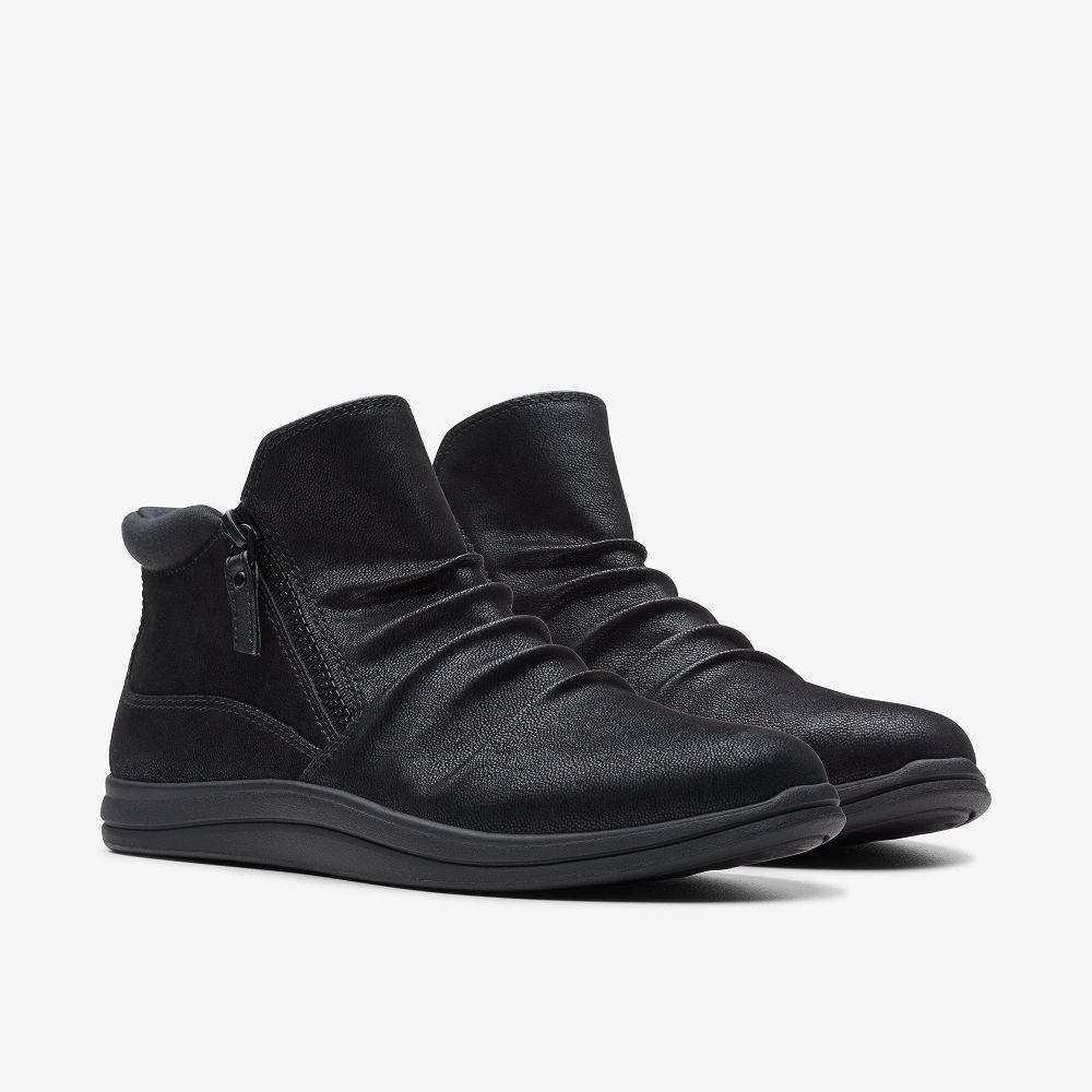 Black Clarks Breeze Range Women Boots | 5491ATCJK