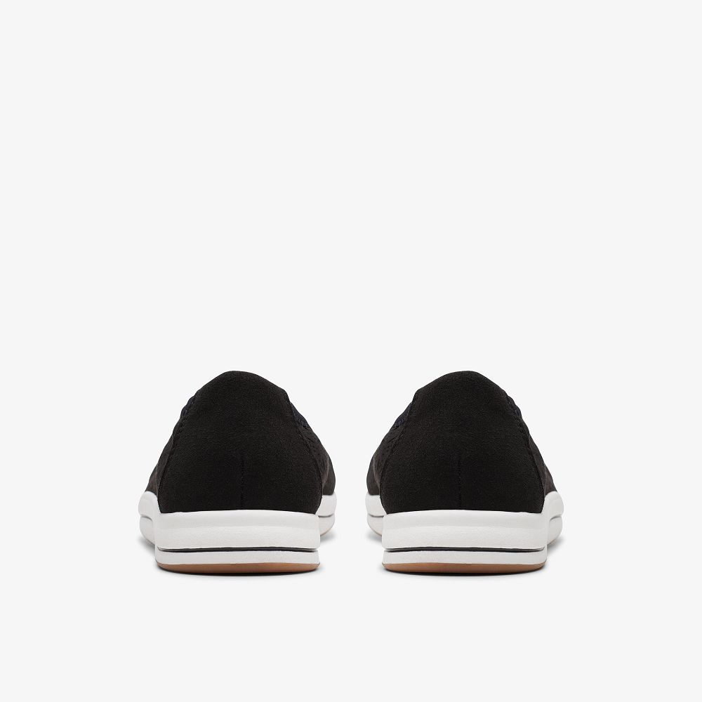 Black Clarks Breeze Roam Women Slip-Ons | 4962LIRMA