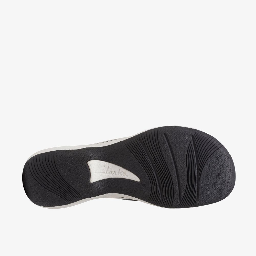 Black Clarks Brinkley Flora Women Sandals | 7428OHZVM