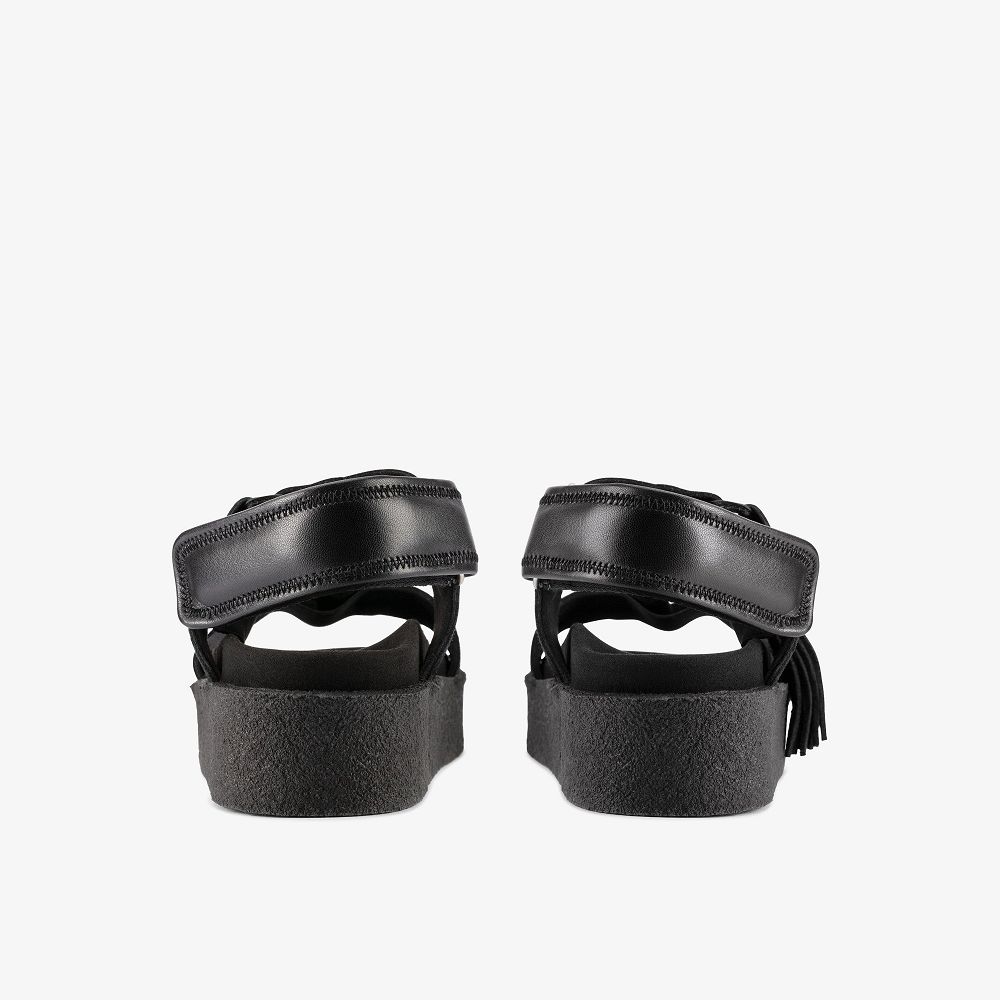 Black Clarks Crepe Sandal Women Sandals | 9410GLNQJ