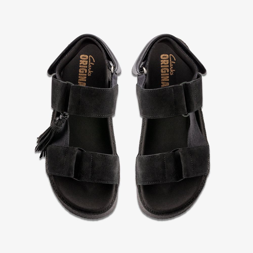 Black Clarks Crepe Sandal Women Sandals | 9410GLNQJ