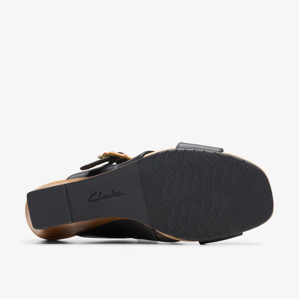 Black Clarks Kyarra Judi Women Sandals | 2397LRPAJ