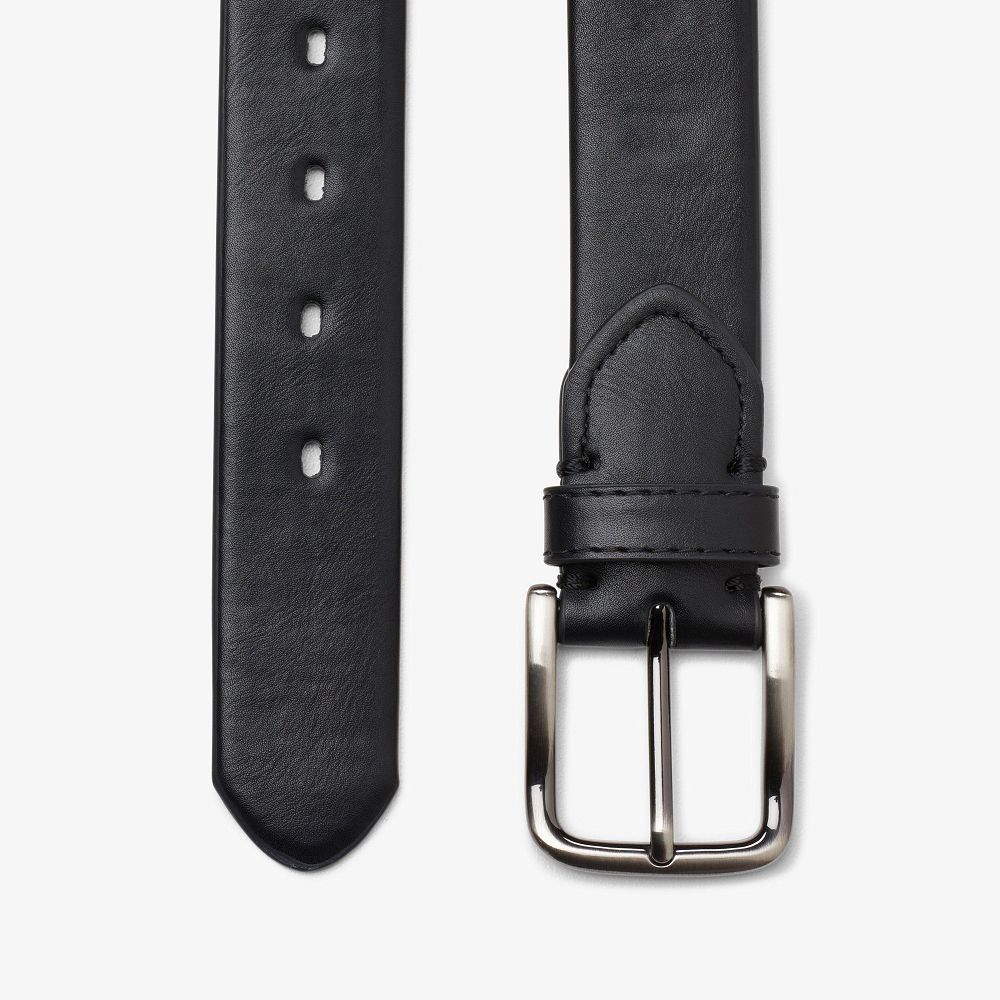 Black Clarks Stretch Men Belt | 8540TDRVP