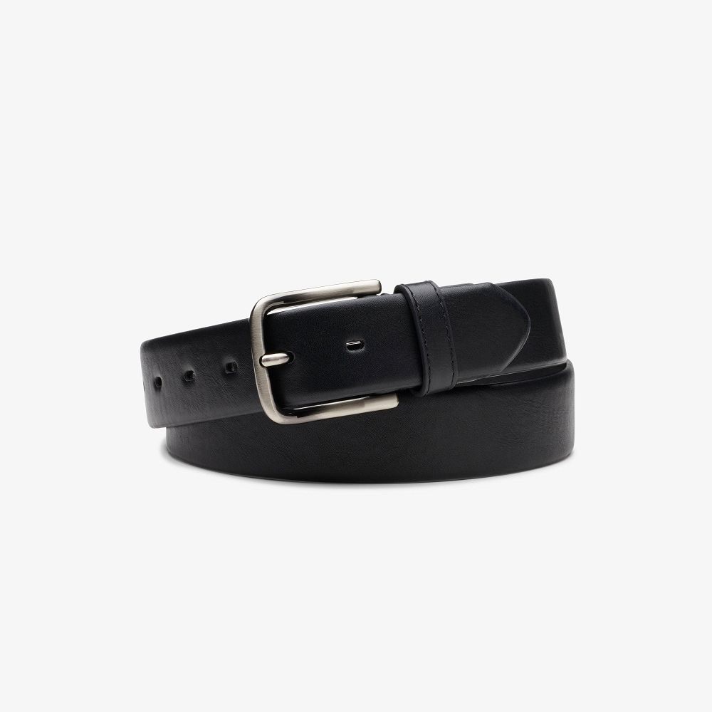 Black Clarks Stretch Men Belt | 8540TDRVP