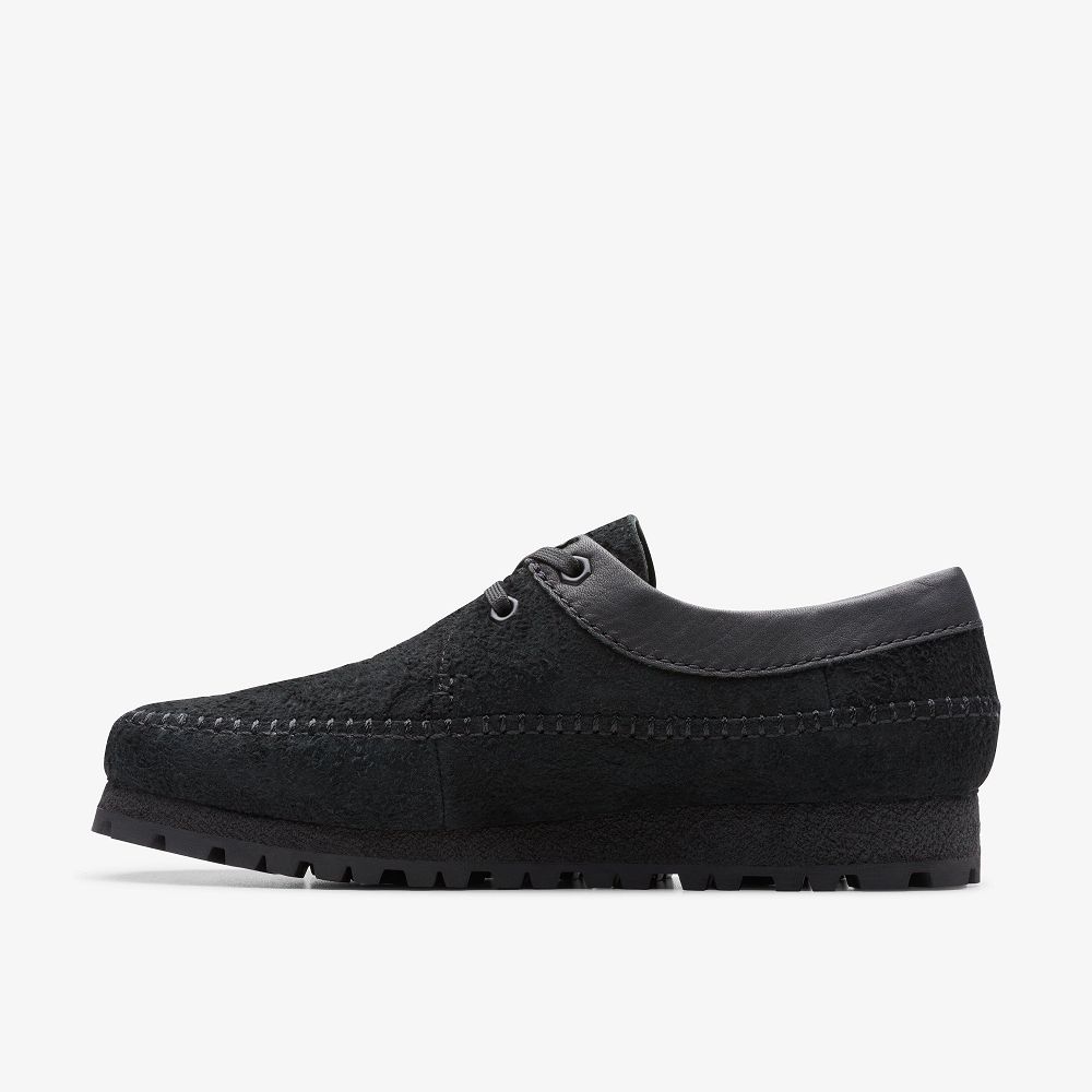 Black Clarks Weaver X Haven GORE-TEX Men Moccasins | 8692WXPMU