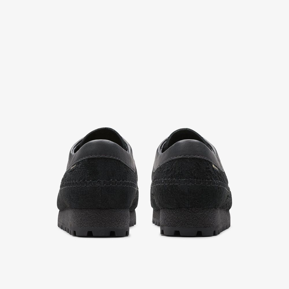 Black Clarks Weaver X Haven GORE-TEX Men Moccasins | 8692WXPMU