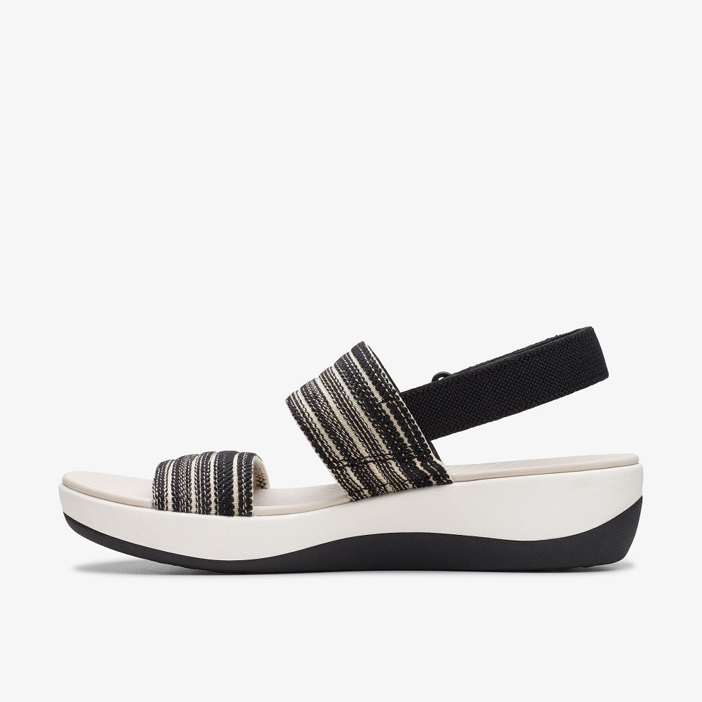 Black Combination Clarks Arla Stroll Women Sandals | 4150UIHCX