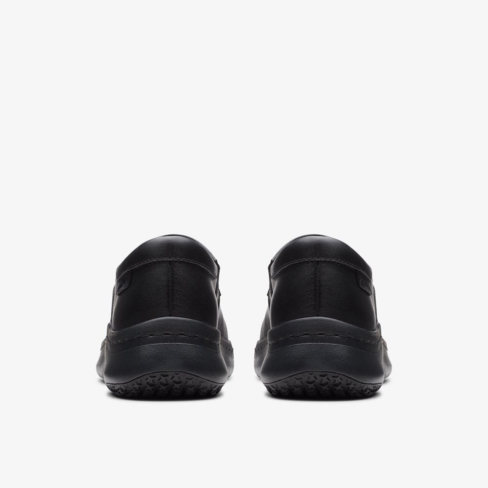 Black Leather Clarks Clarks Pro Gem Women Mules | 7346UZSAI