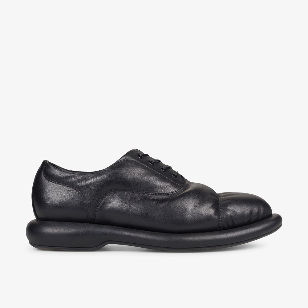 Black Leather Clarks Martine Rose Mens Men Oxfords | 6415QGVMZ