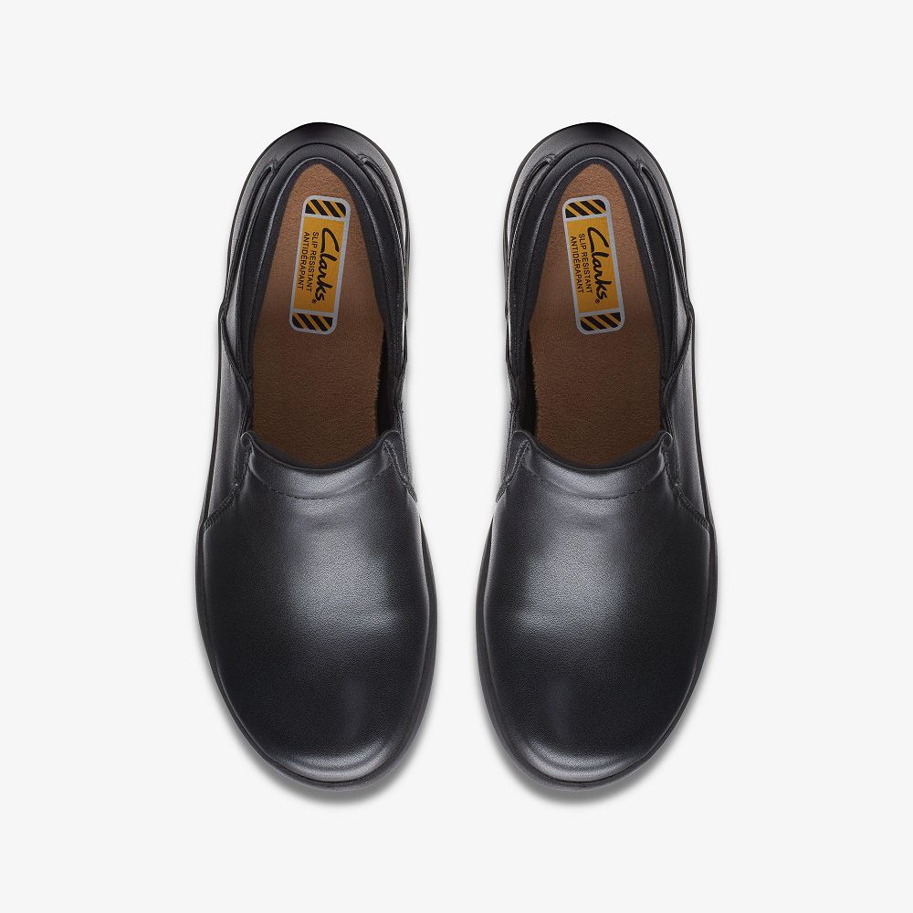 Black Leather Clarks Talene Pace Women Mules | 1872SPNAT