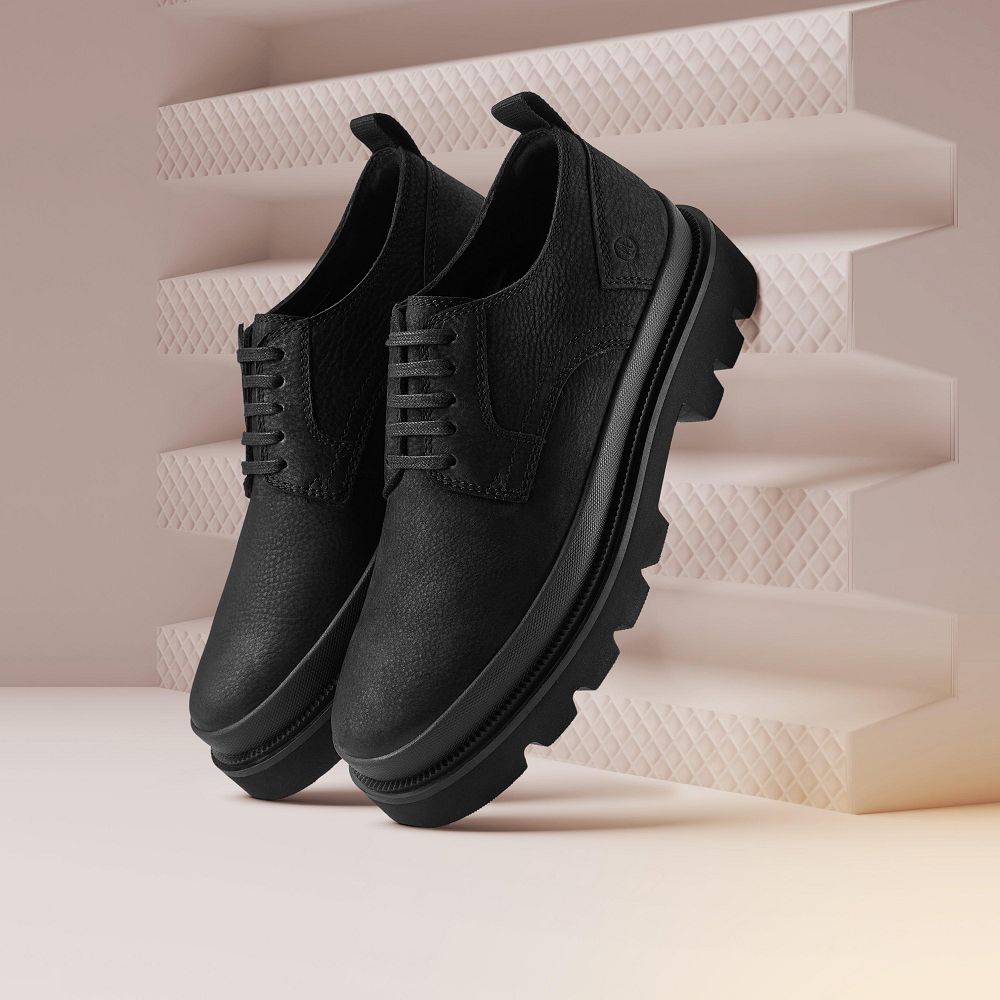 Black Nubuck Clarks Badell Lace Men Oxfords | 6417CWYEZ