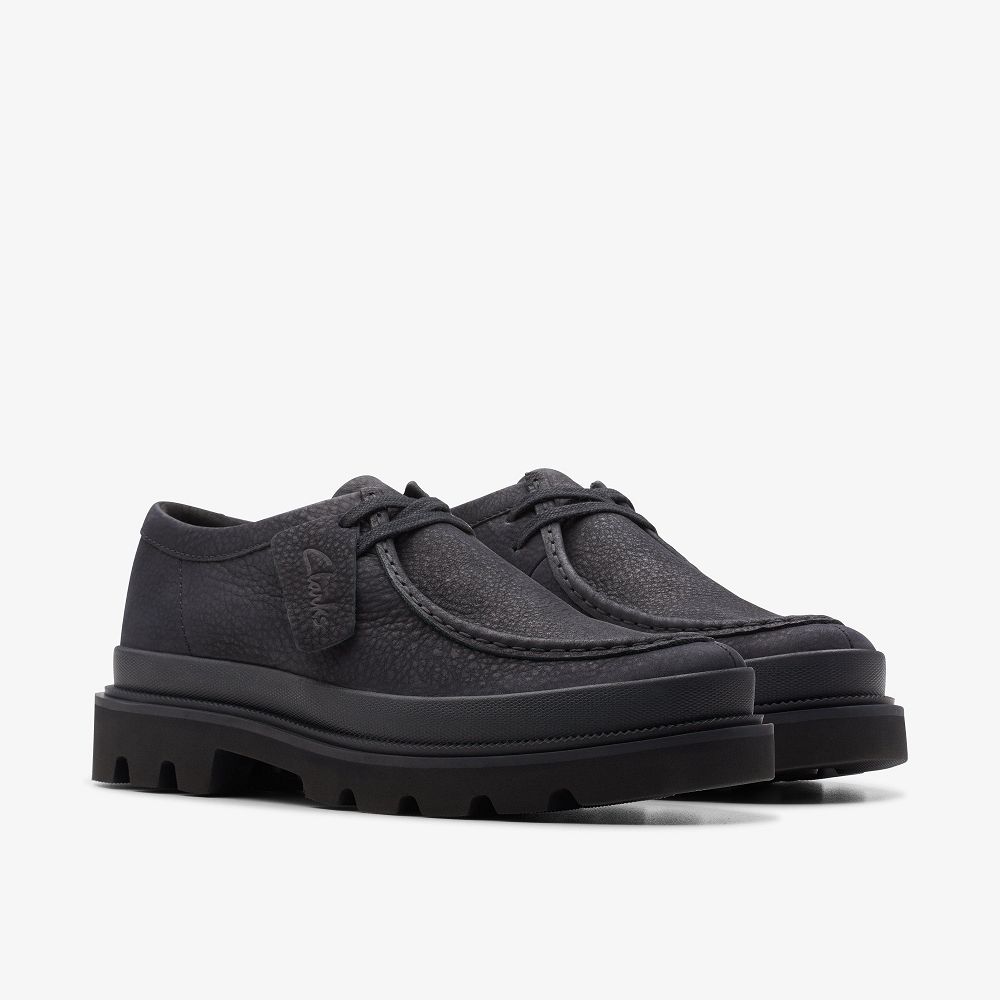 Black Nubuck Clarks Badell Seam Men Moccasins | 4193ZALSX