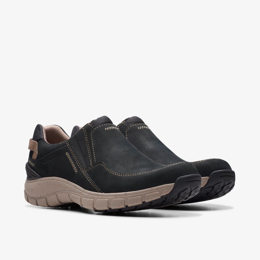 Black Nubuck Clarks Wave Plateau Women Sneakers | 1386EQIJA