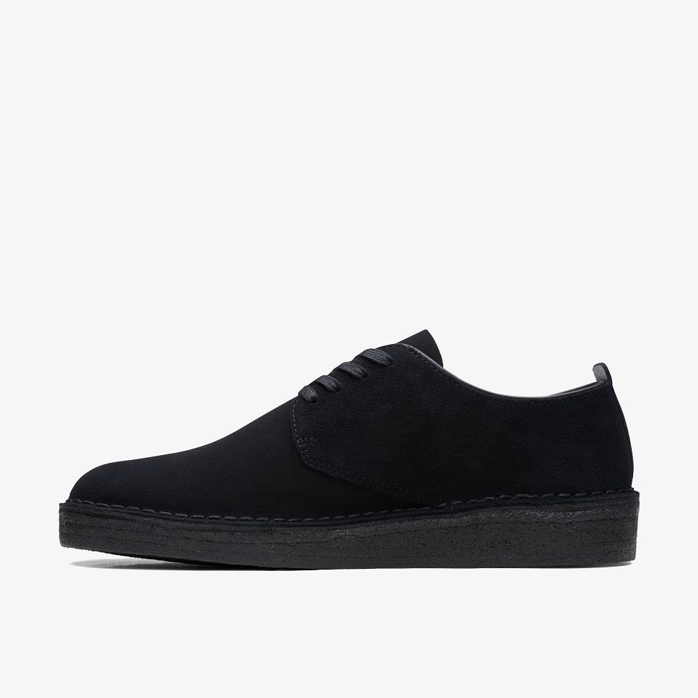 Black Suede Clarks Coal London Men Boots | 8246KQAGN